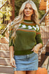 Kaylee Halloween Ghost Pattern Sweater